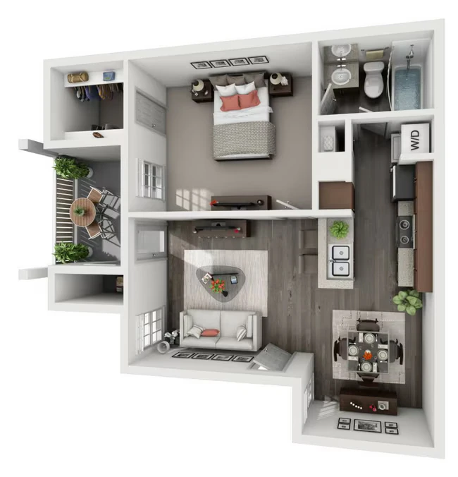 A1 Balcony 1402 floor plan